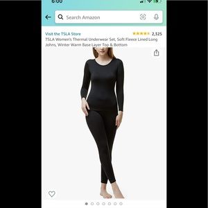 Womens crew thermal set. Ultra soft-warm-dry